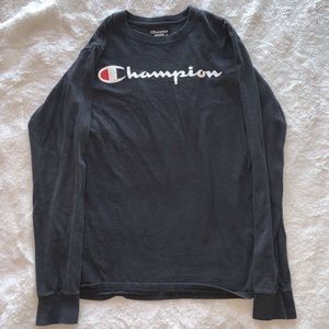 Black Champion long sleeve